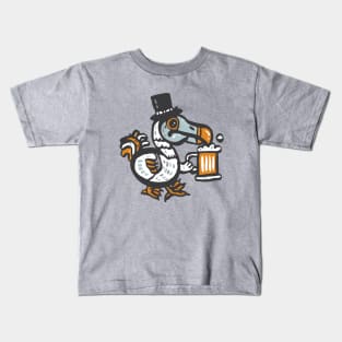 Dodo with beer Kids T-Shirt